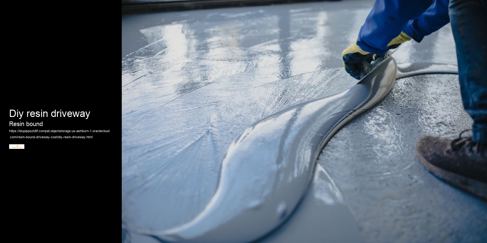 Diy resin driveway