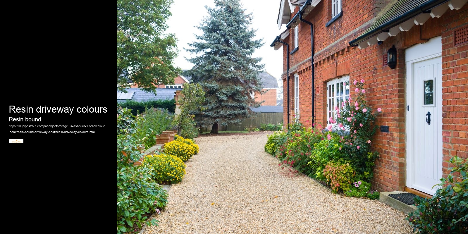 Resin driveway colours